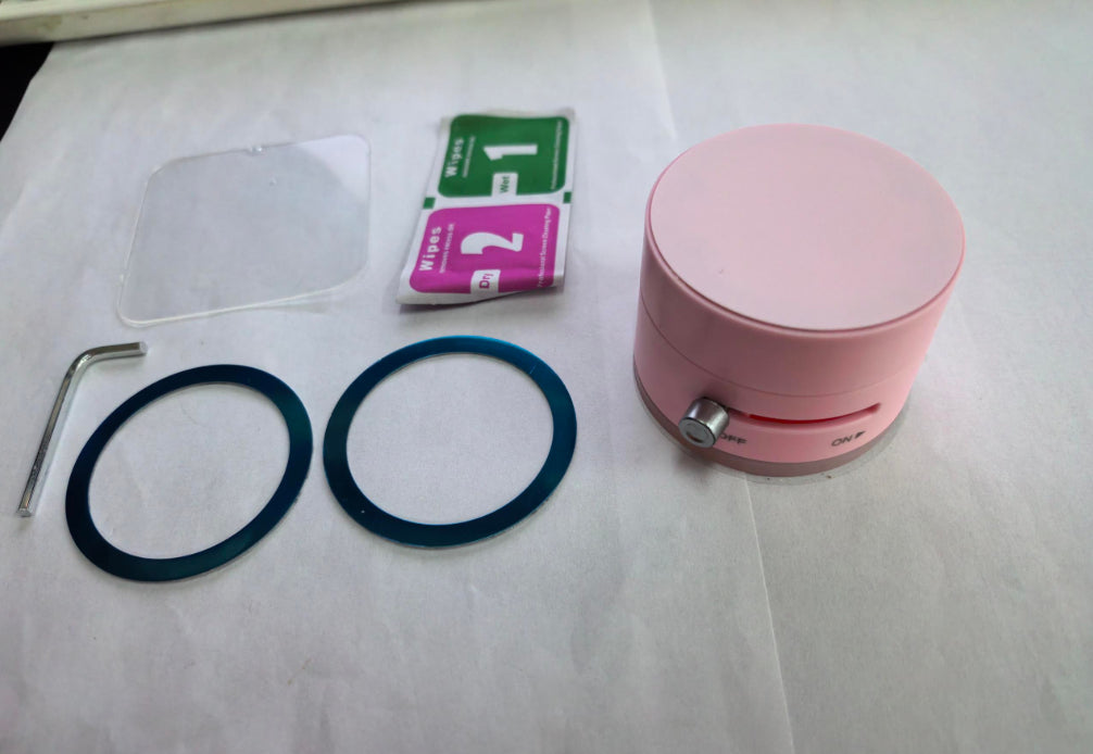 Opvouwbare magnetische vacuüm telefoonhouder voor in de auto, opvouwbare zuignap met handsfree navigatie voor smartphone.